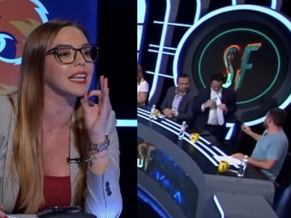 Abandonó programa tras discusión con diputada Camila Flores