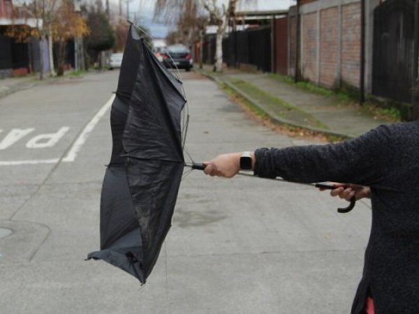 Emiten aviso por fuertes vientos entre O’Higgins y Biobío