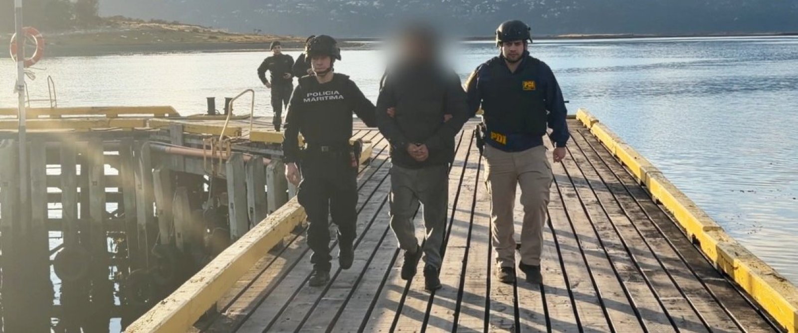 Tras 10 horas de navegación fue atrapado prófugo por delitos sexuales camino a la Antártica