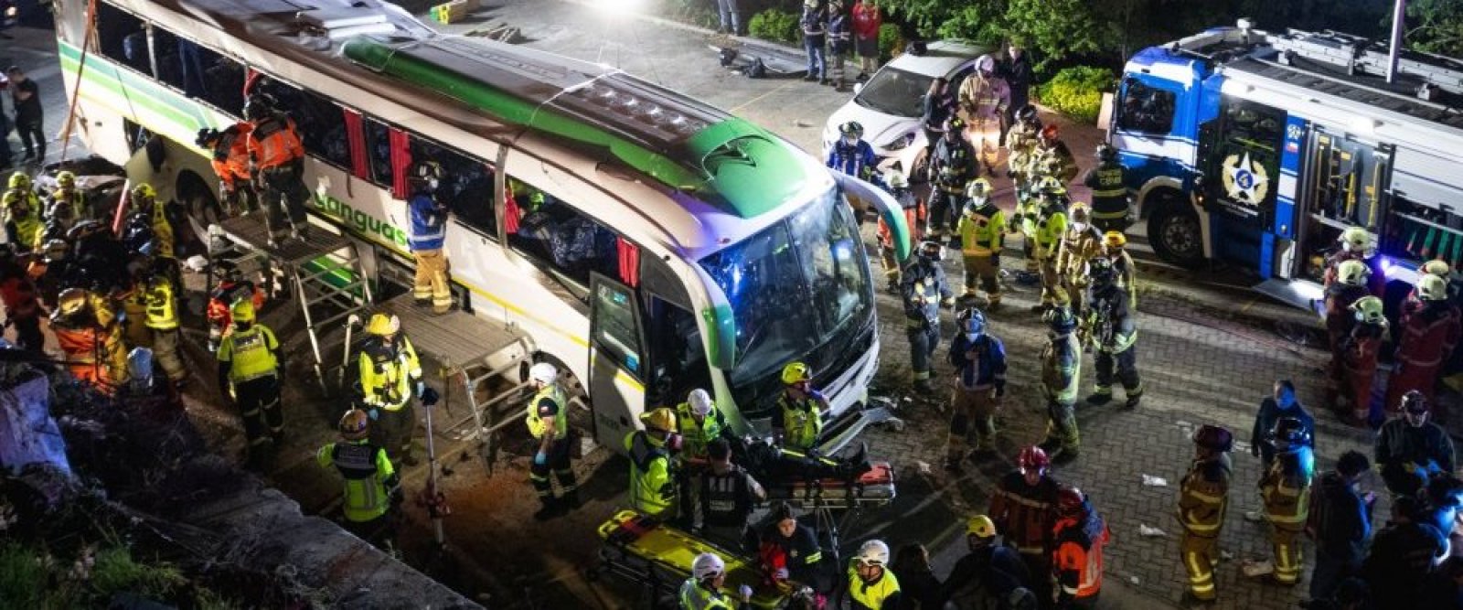 Conductor de bus accidentado en Valparaíso quedó con arraigo nacional: